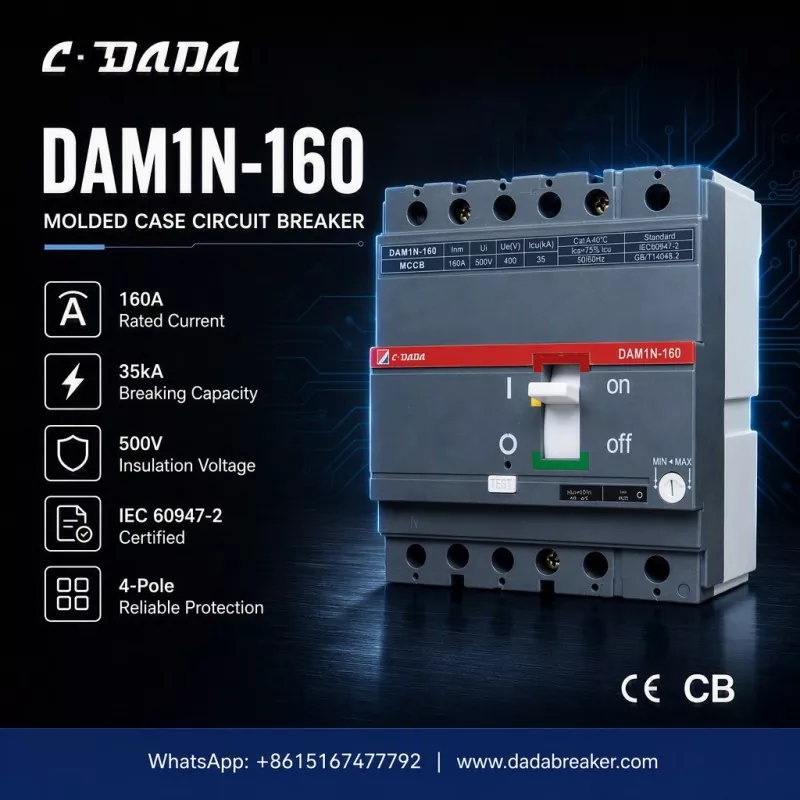 Precision Protection alang sa Industrial Networks: Ang C·DADA DAM1N-160 MCCB